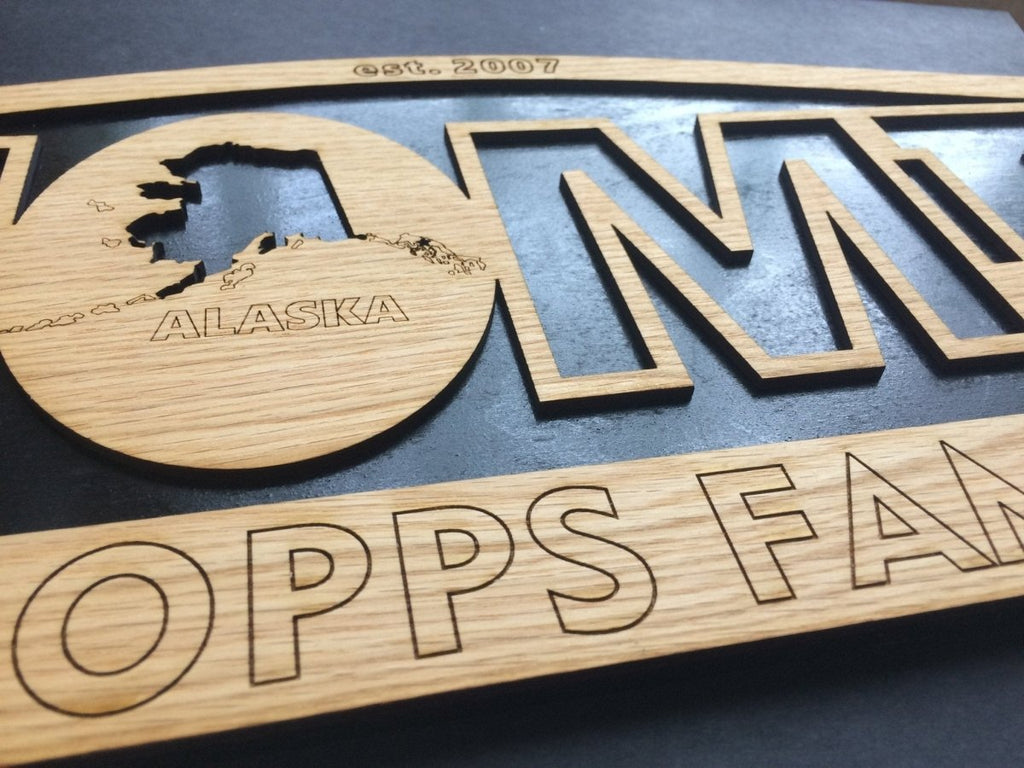 State Home Sign Décor