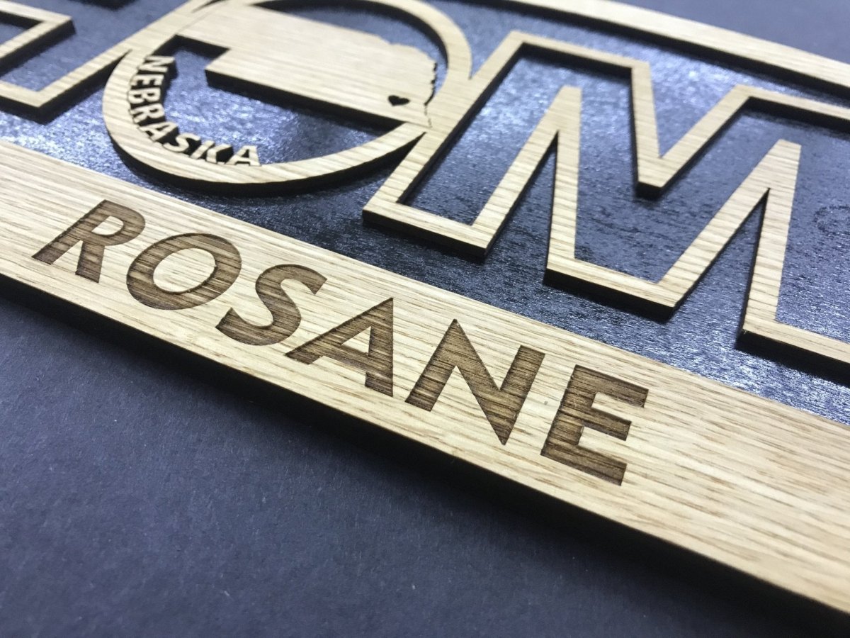 State Home Sign Décor