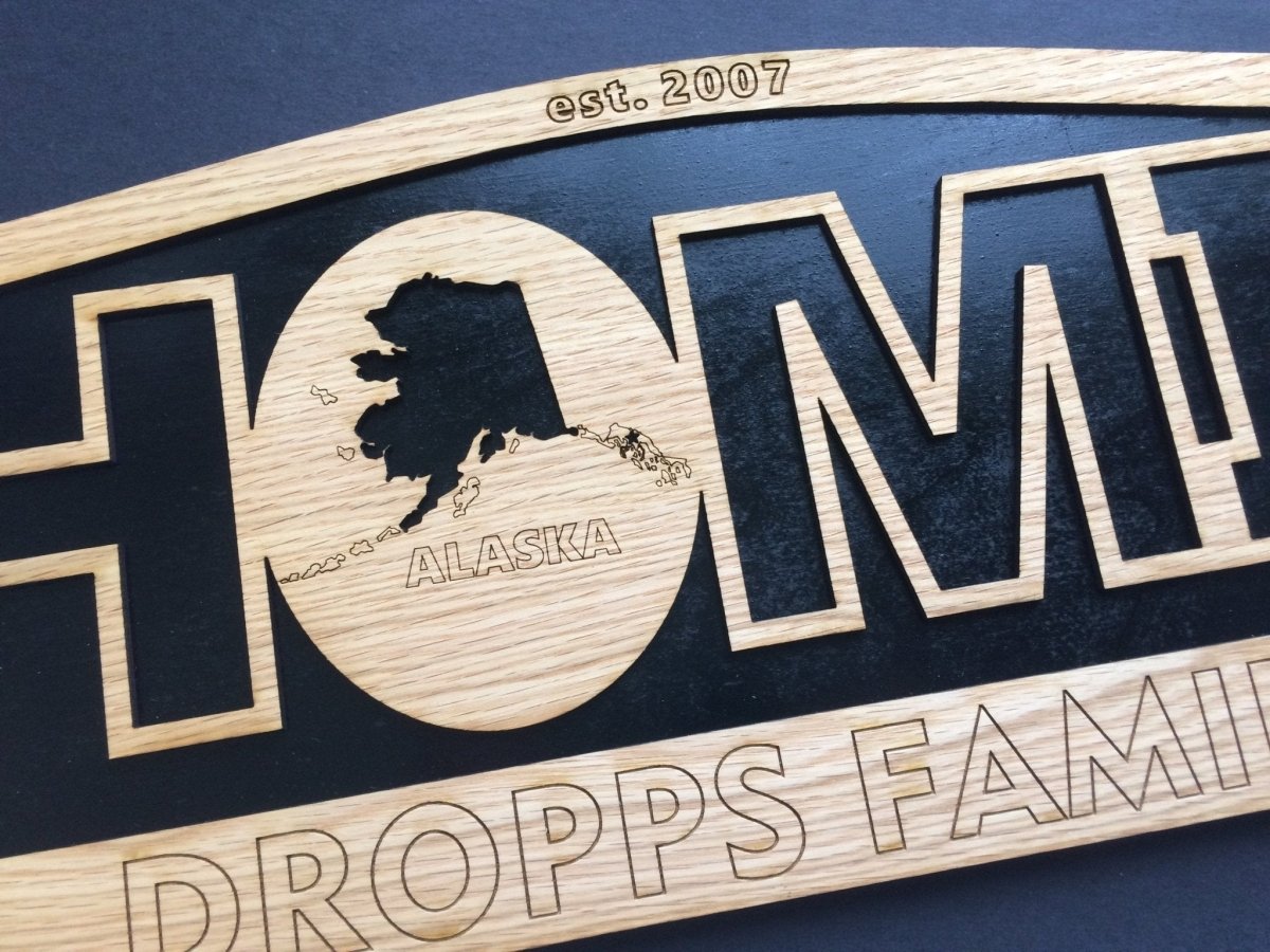 State Home Sign Décor