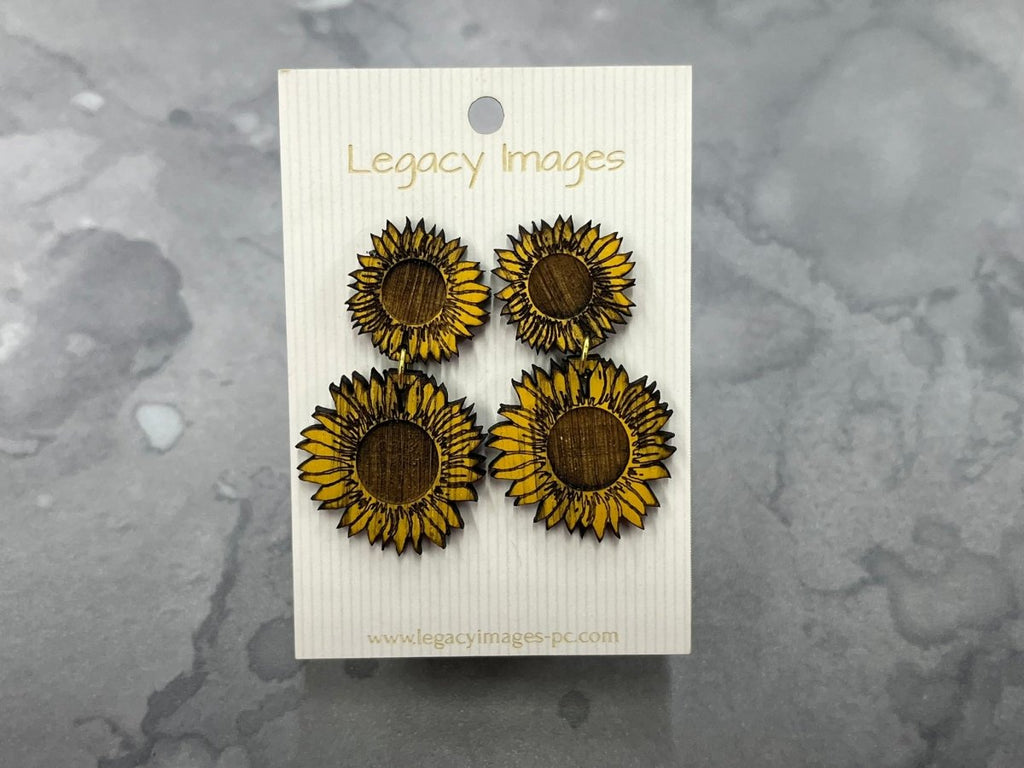 Sunflower Drop Earrings