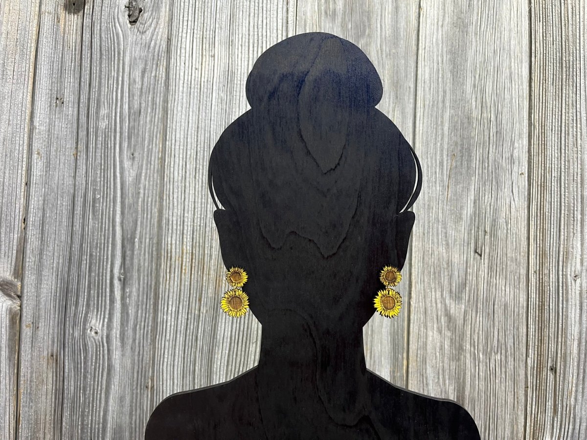 Sunflower Drop Earrings