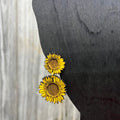 Sunflower Drop Earrings