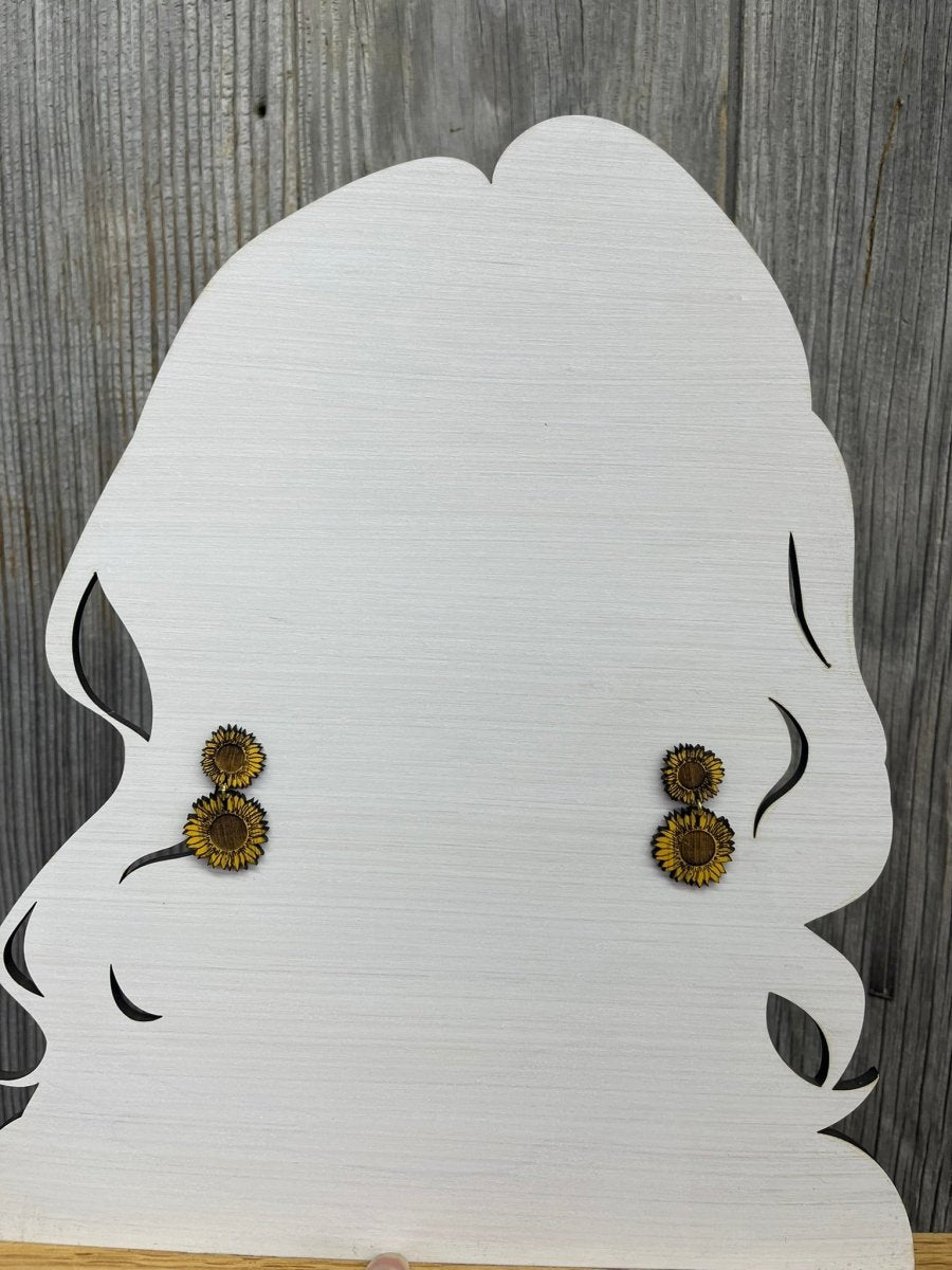 Sunflower Drop Earrings