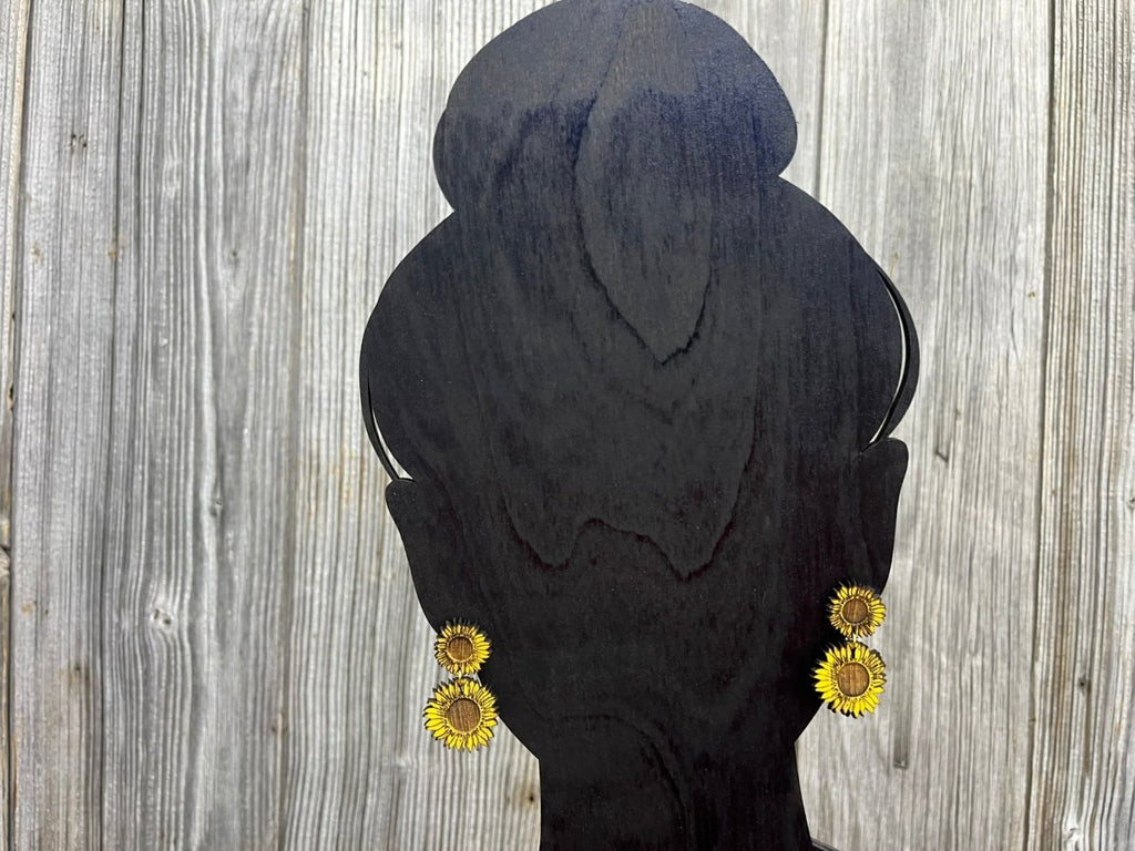 Sunflower Drop Earrings