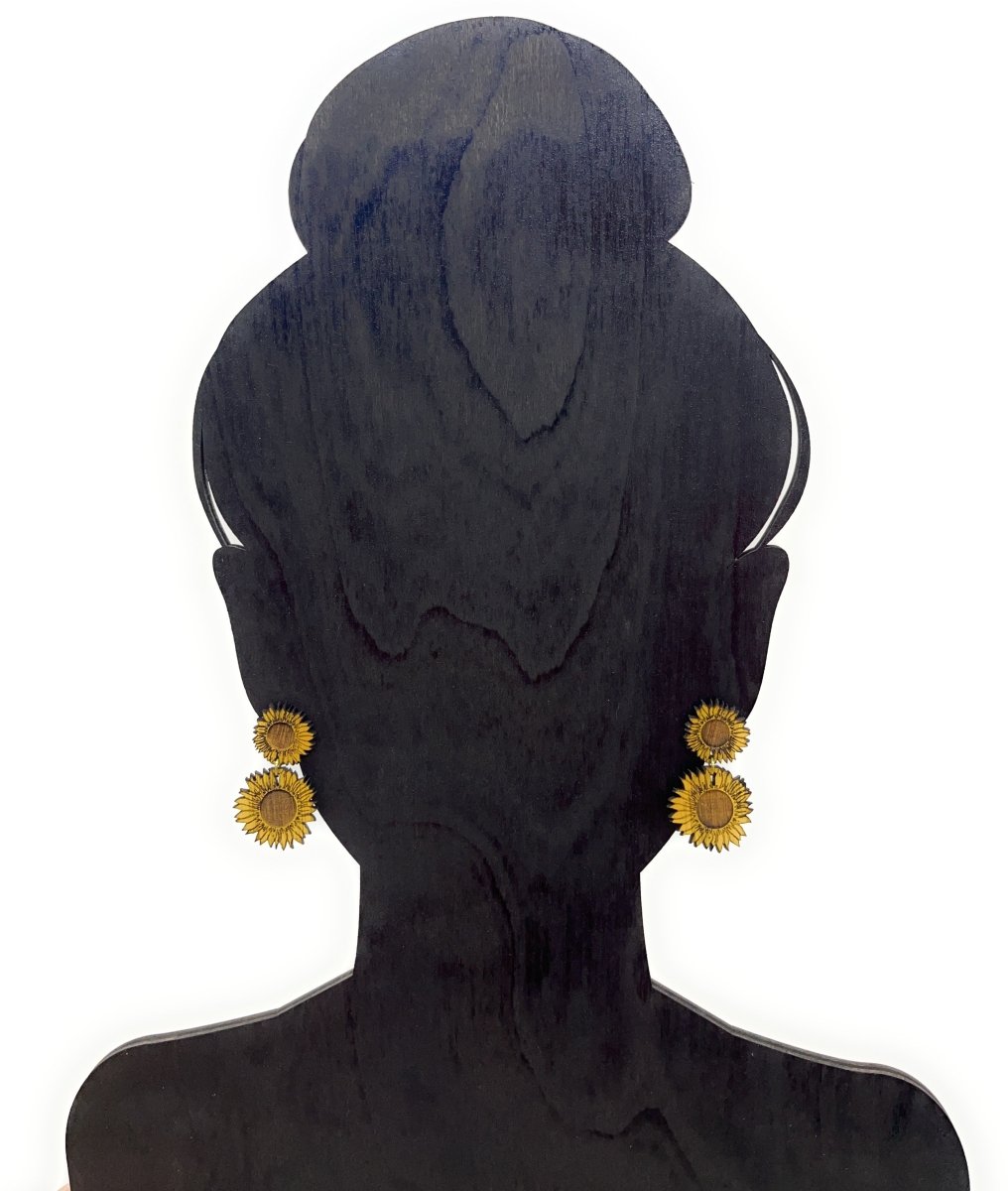 Sunflower Drop Earrings