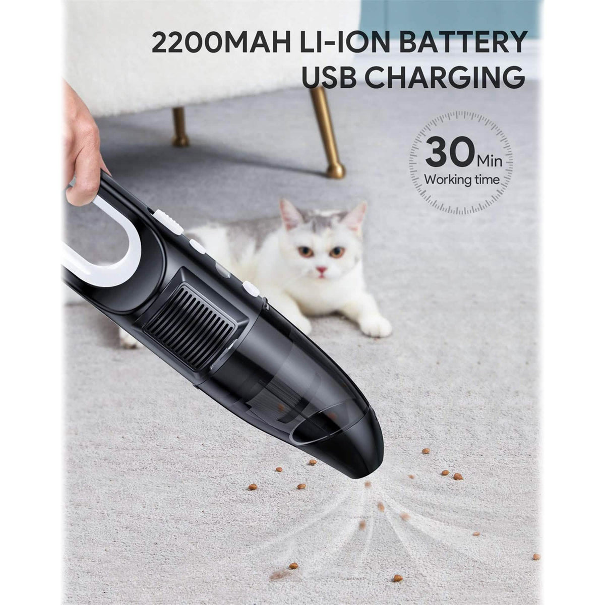 Techvilla Handheld Vacuum Cleaner