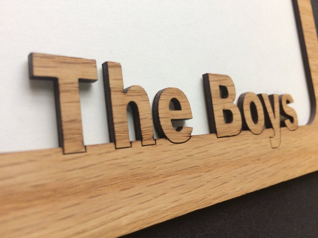 The Boys Picture Frame - 5x7 Frame Hold 4x6 Photo