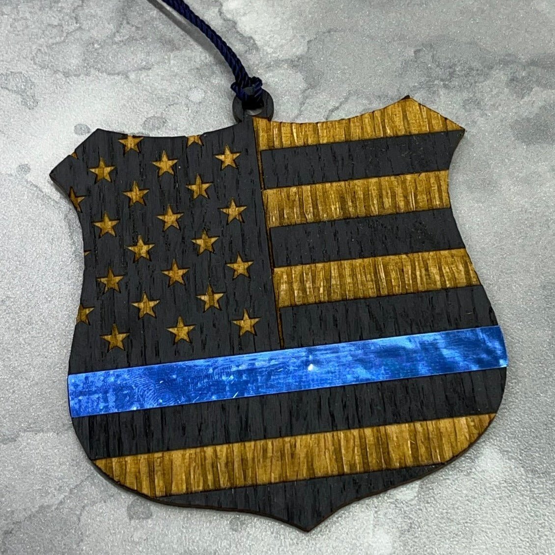 Thin Blue Line Ornament