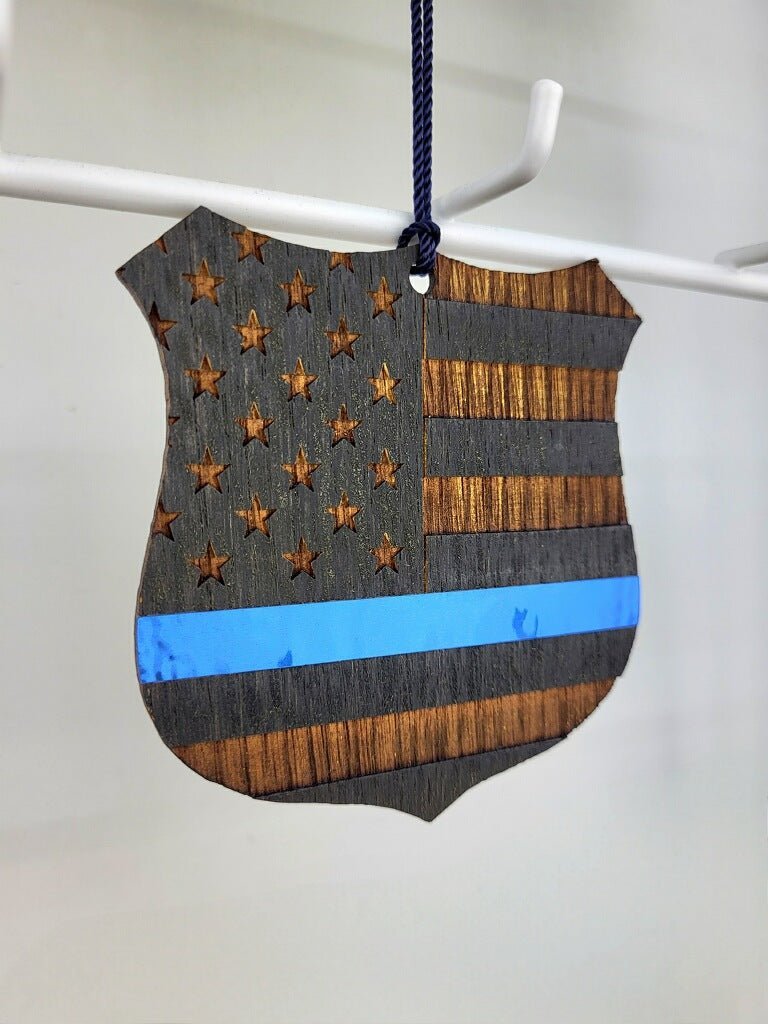 Thin Blue Line Ornament