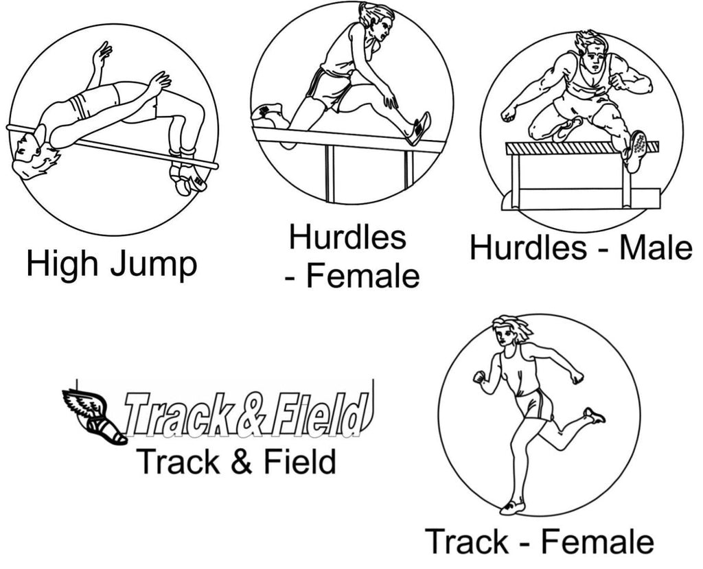Track & Field Picture Frame