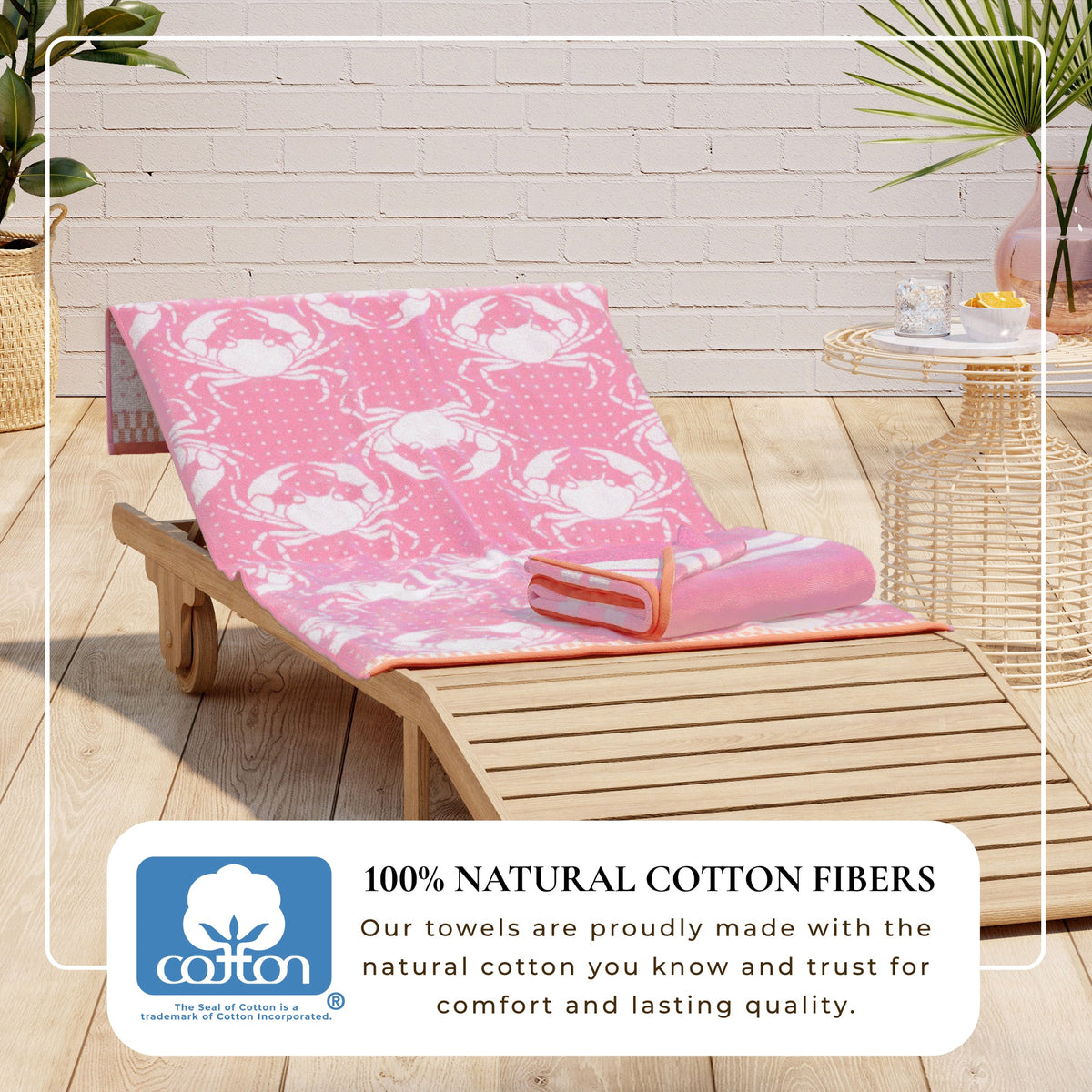 Cotton Velour Beach Towel - Maui Collection