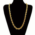 European Classic Twist Necklace Rope Chain