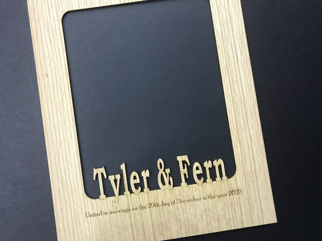 United In Marriage Wedding Picture Frame