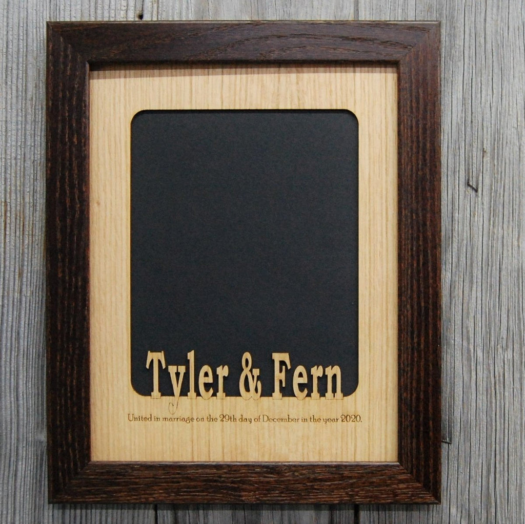 United In Marriage Wedding Picture Frame