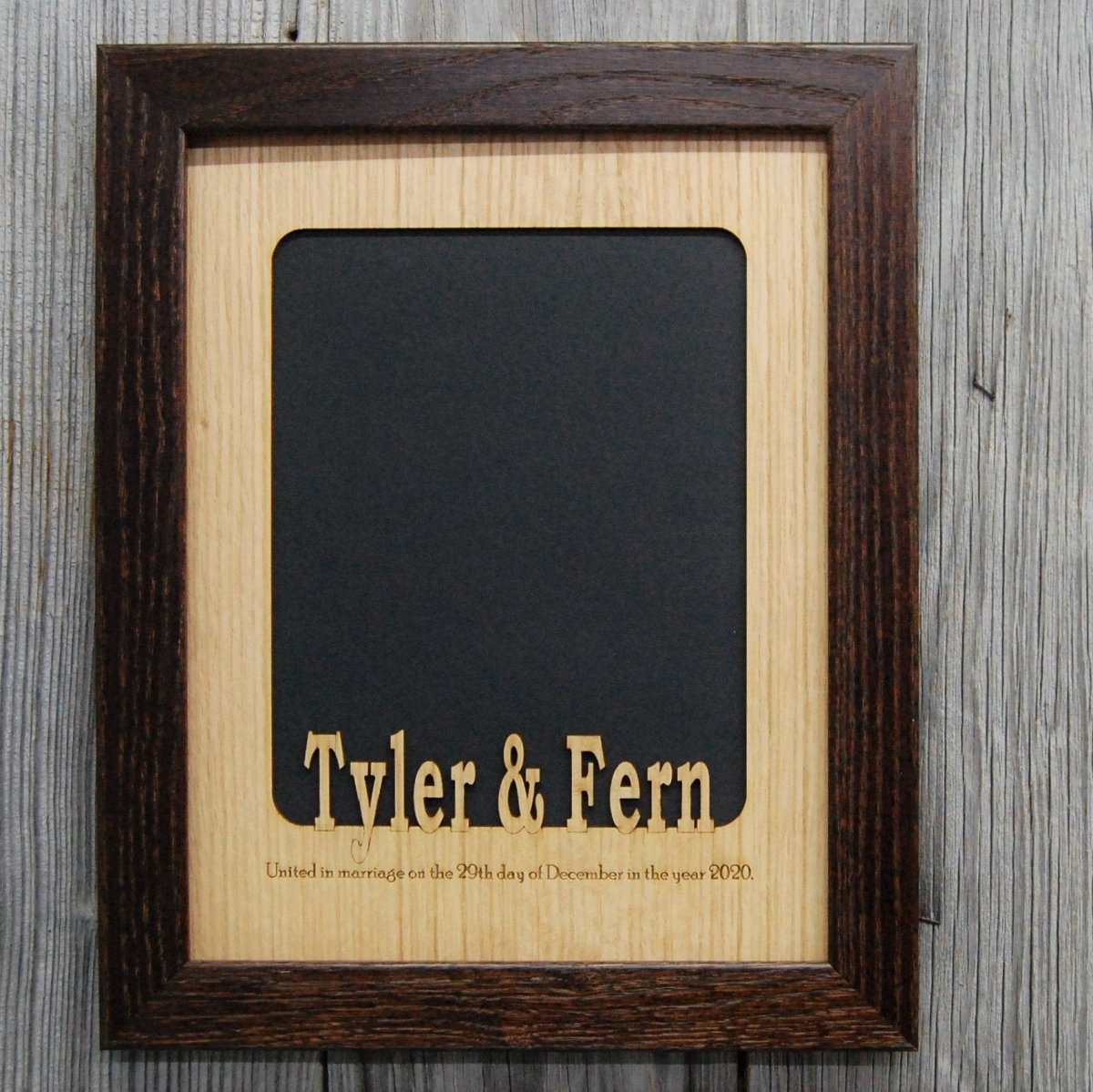 United In Marriage Wedding Picture Frame