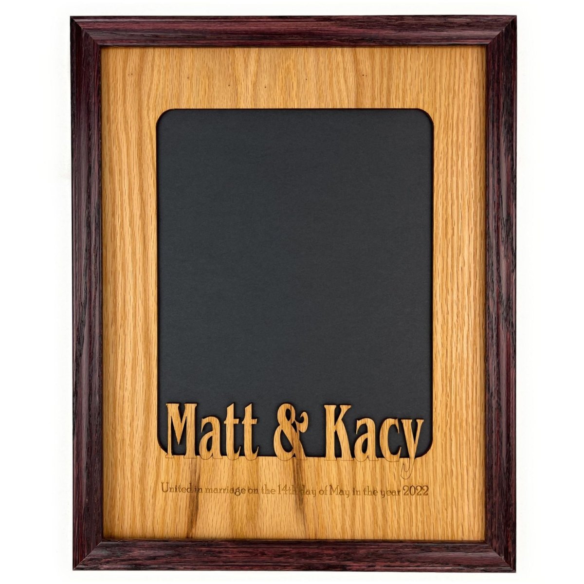 United In Marriage Wedding Picture Frame