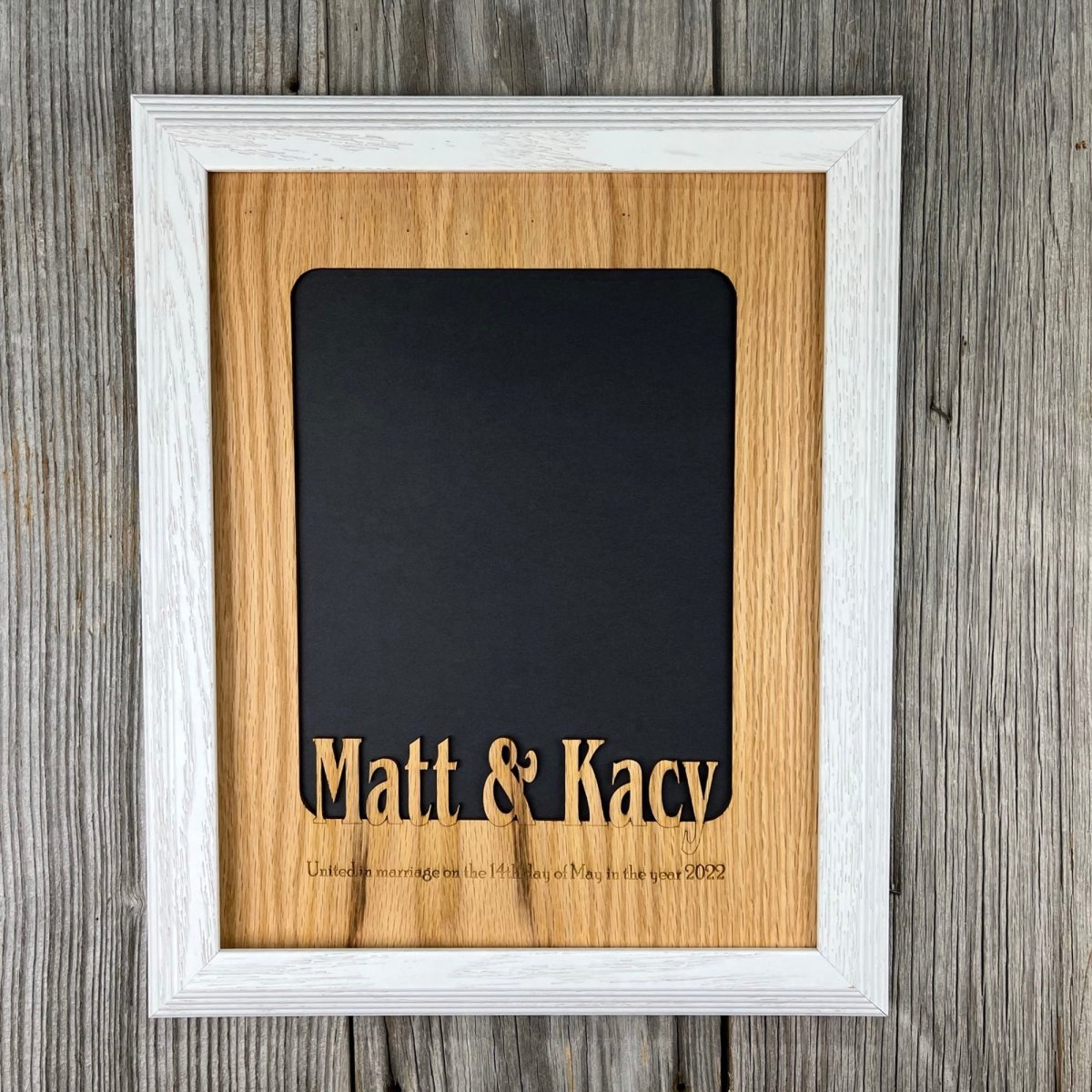 United In Marriage Wedding Picture Frame