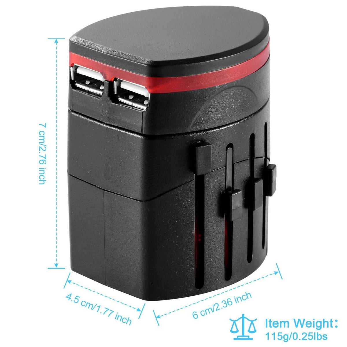 Universal Travel Power Adapter All in One Wall Charger