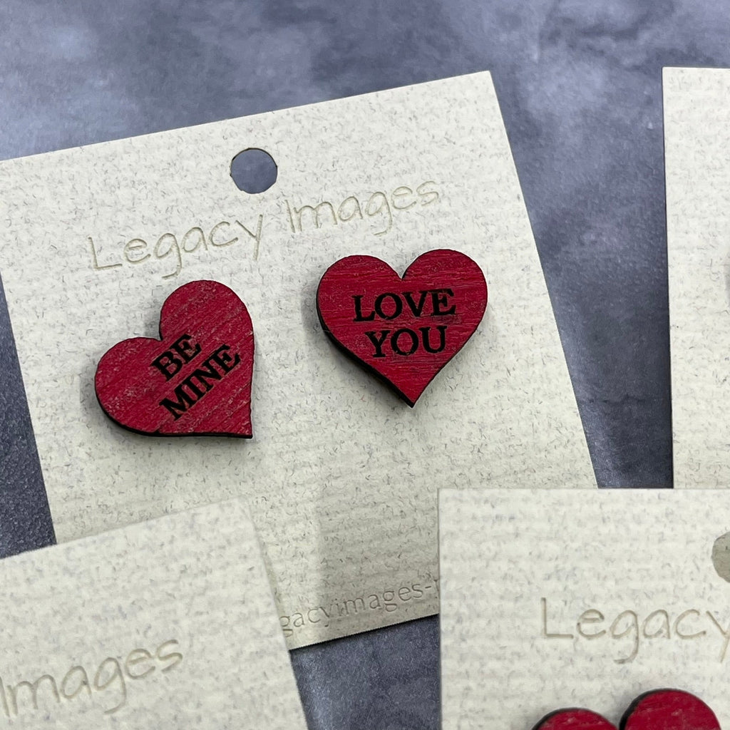 Valentine Conversation Heart Earrings
