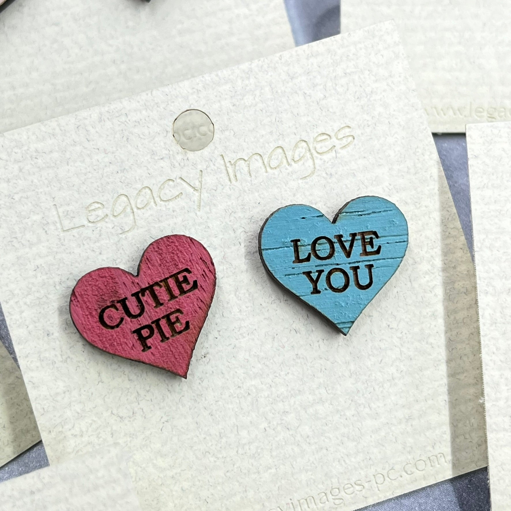 Valentine Conversation Heart Earrings
