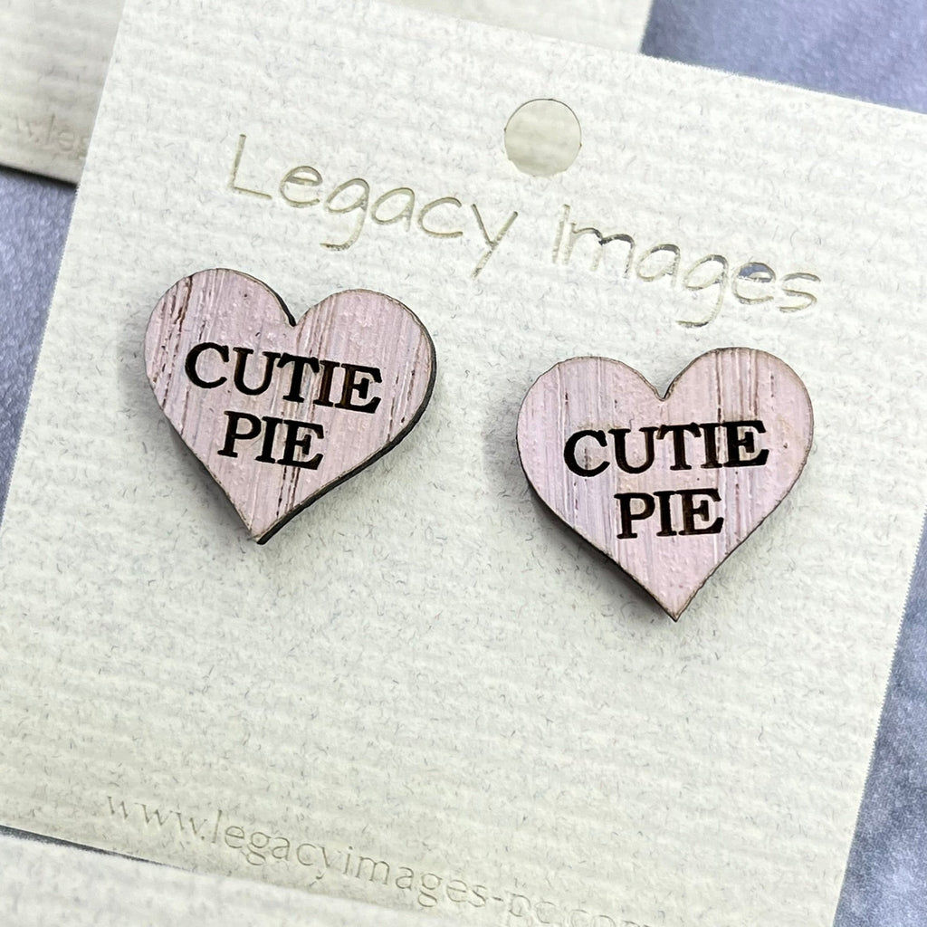 Valentine Conversation Heart Earrings