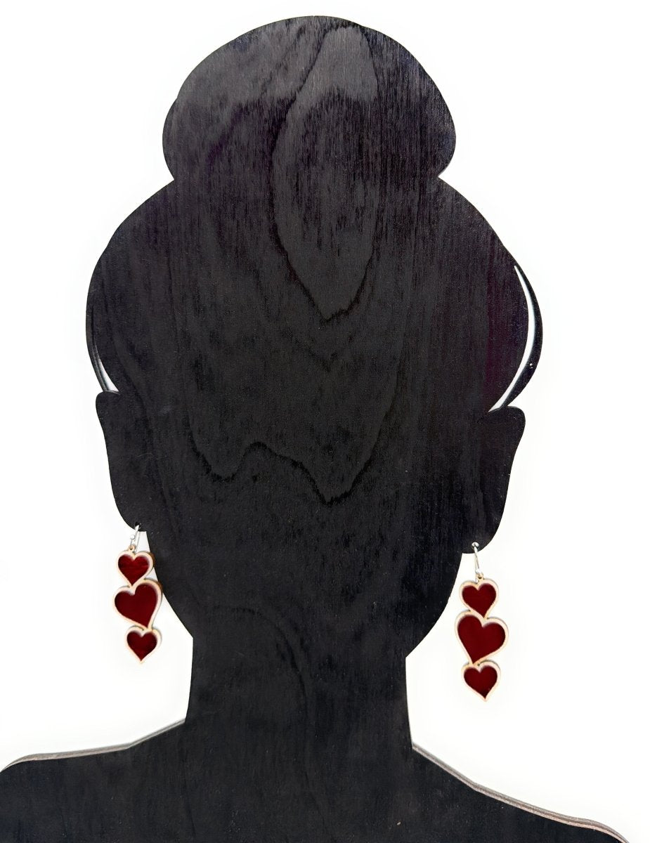 Heart Earrings - Dangles