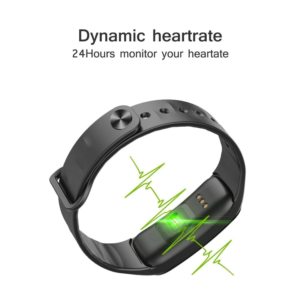 Waterproof Purple Smart Wristband Bracelet Fitness Tracker Health Monitor Heart Rate