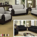 Waterproof Quilted Reversible Furniture Slipcover for Chair, Loveseat, or Sofa