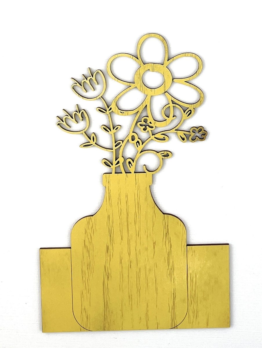 Welcome Truck Sign - Vase of Flowers
