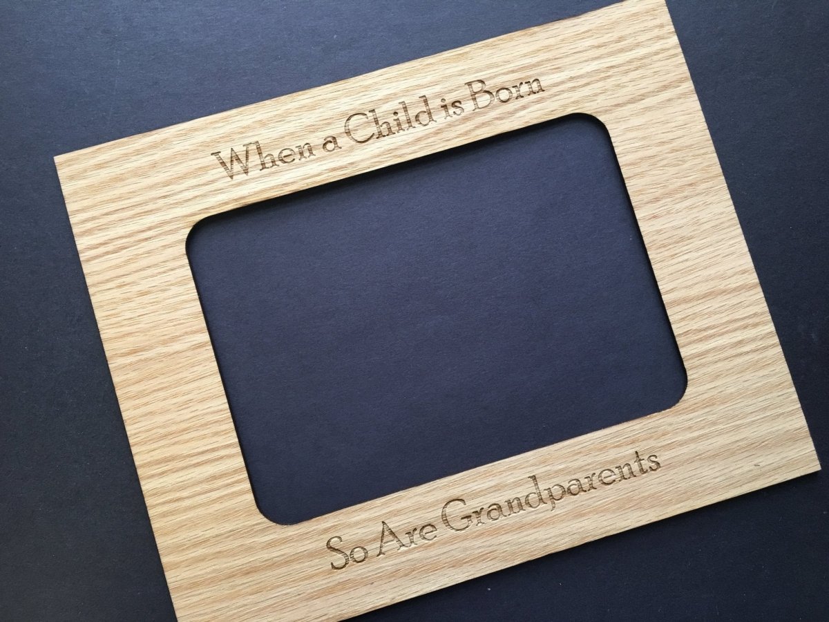When a Child is Born Picture Frame - 8x10 Frame Hold 5x7 Photo