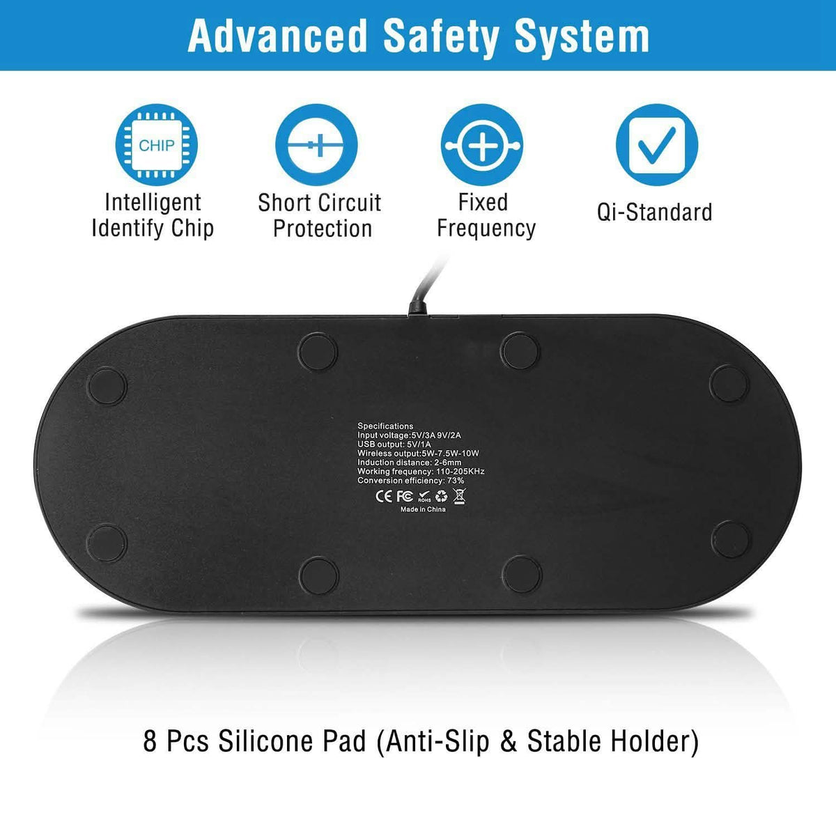 Wireless Charger Dock 4-in-1 10W
