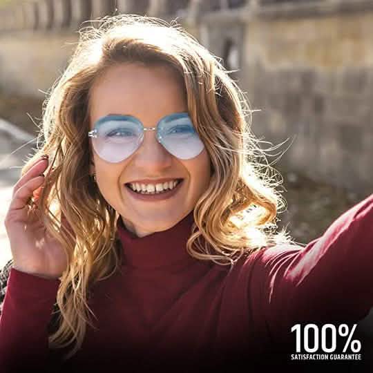Women Aviation Sunglasses - Polycarbonate UV 400 Adjustable Legs