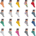 Women’s Breathable Stylish Colorful Fun No Show Low Cut Ankle Socks