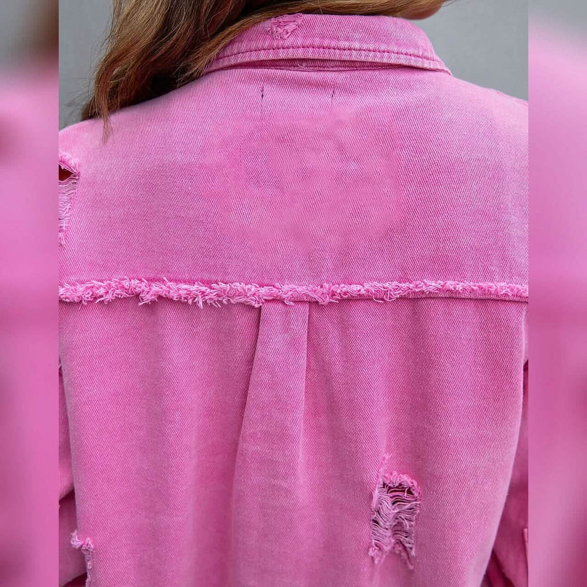 Women's Shacket Long Sleeve Denim