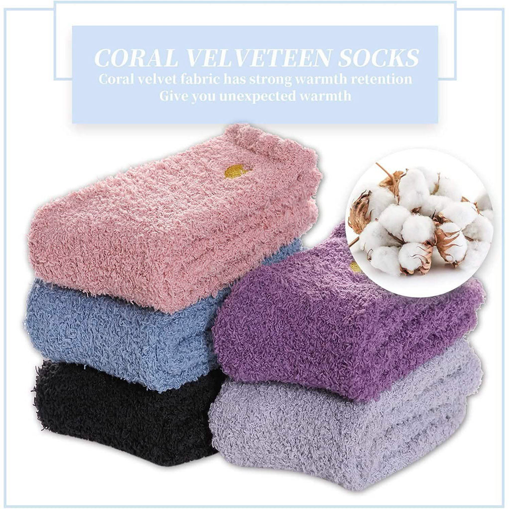 5-Pairs: Women's Soft Winter Warm Socks