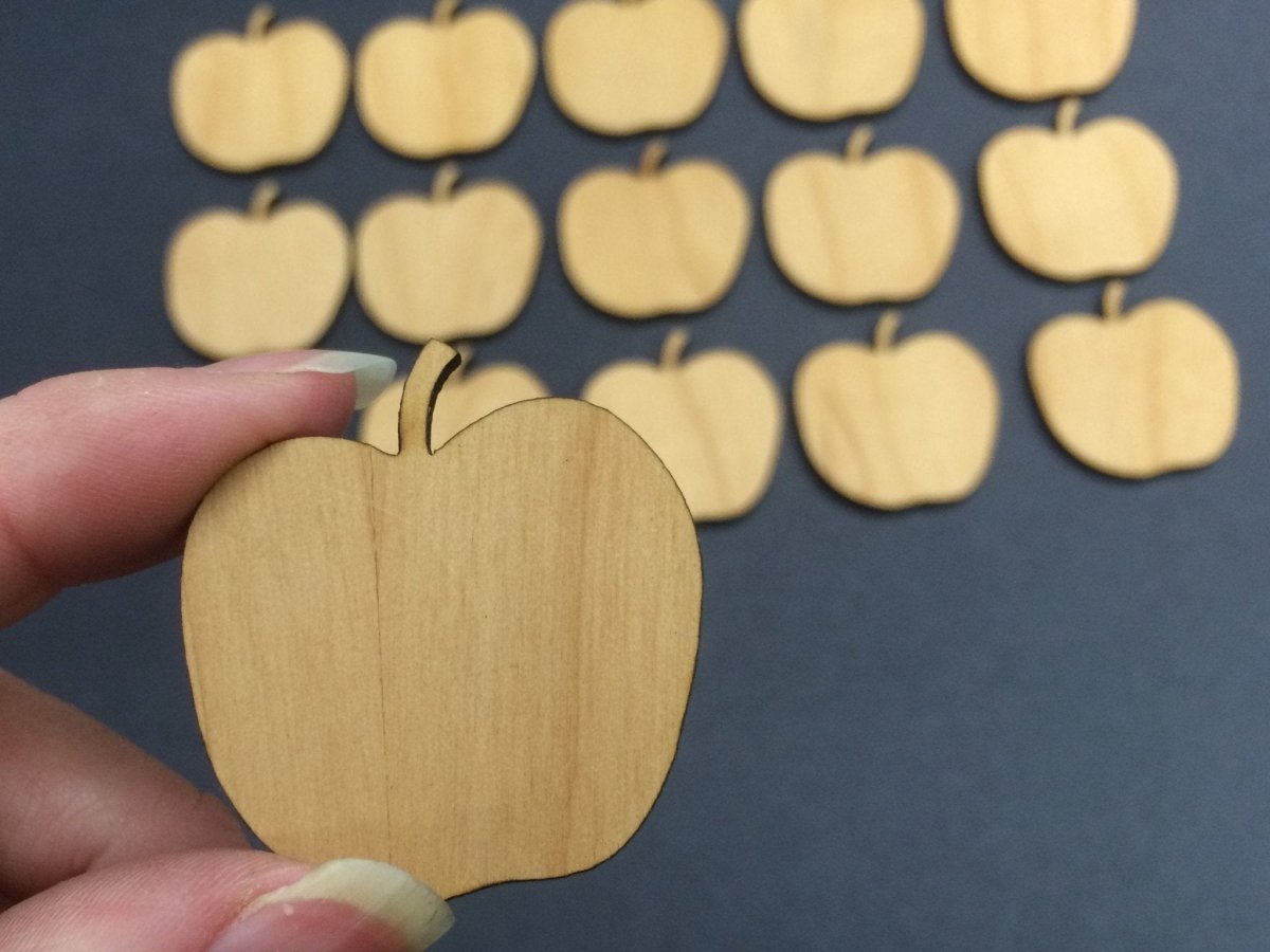 Wood Shape Cutouts for Drop Box Guestbooks