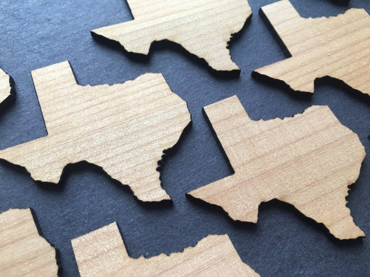 Wood Shape Cutouts for Drop Box Guestbooks