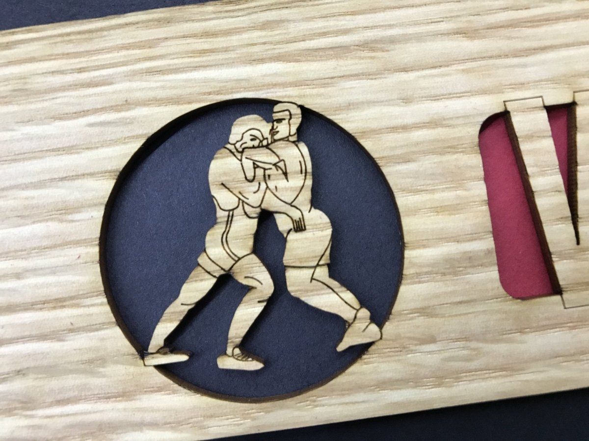 Wrestling Picture Frame