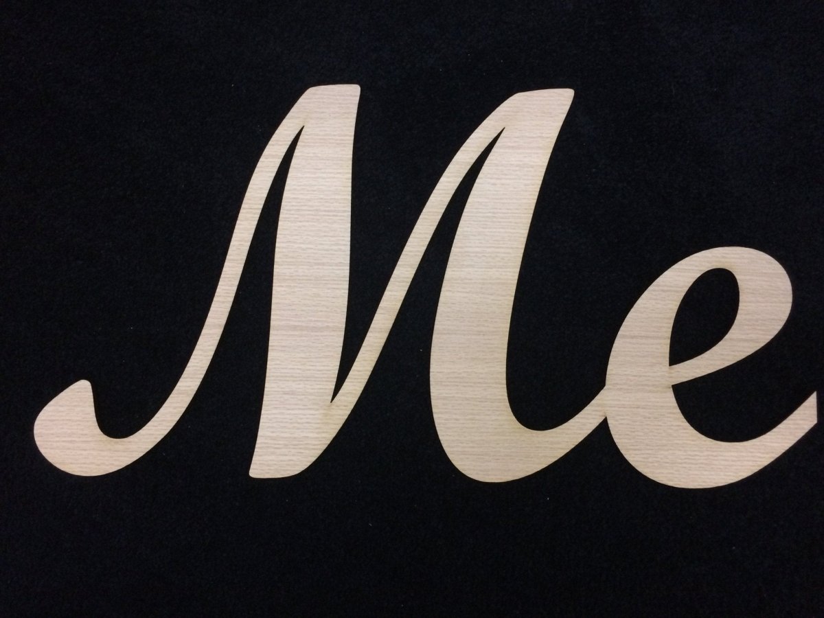 You and Me Wedding Sign